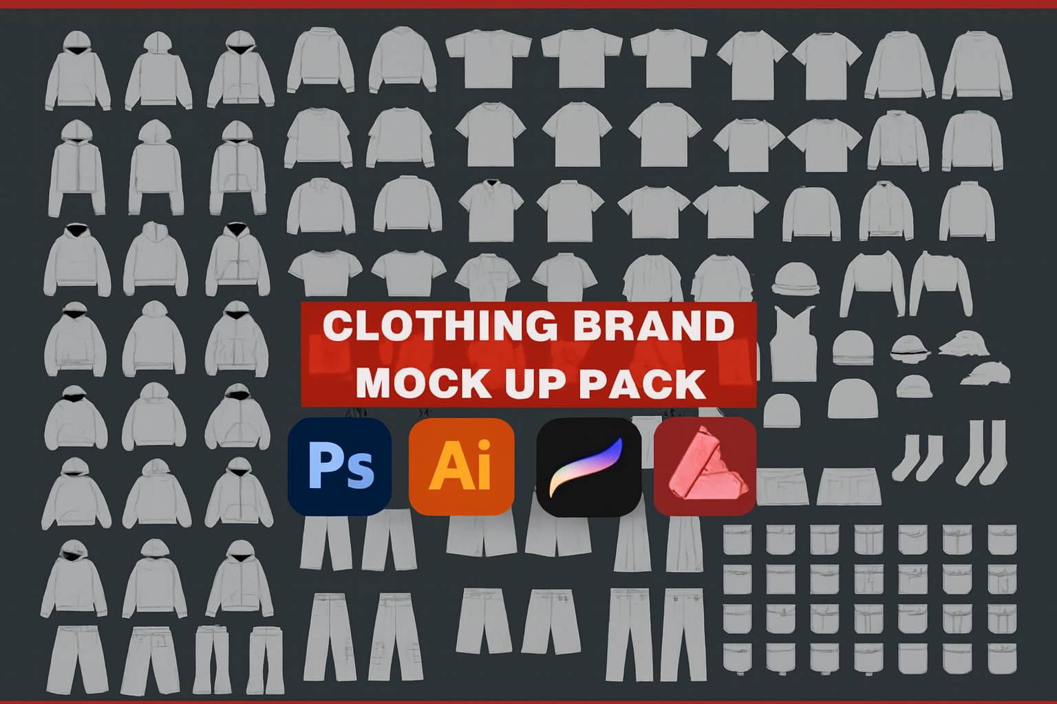 The Ultimate Apparel Design & Production Kit: Mega Mockup Pack + Complete Tech Pack